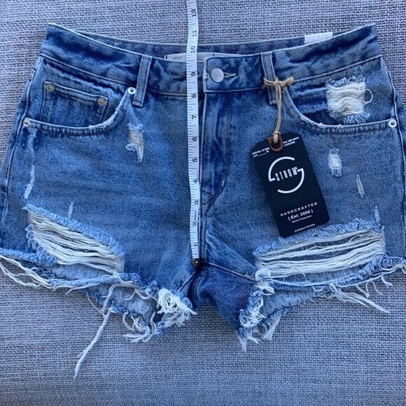 Lovers and Friends Dylan Boyfriend‎ Denim Shorts Size 27 - Picture 4 of 11
